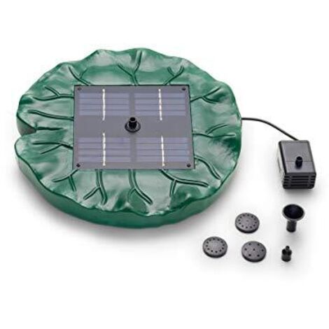 Pontec 40280 Pondosolar Lily Island Pompa per stagno solare galleggiante