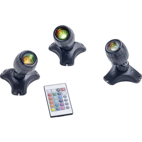 Pontec 73355 Illuminazione per stagno LED (monocolore) 5 W Nero
