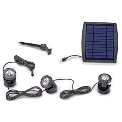 Pontec 77939 Kit Fari LED Nero Esterno