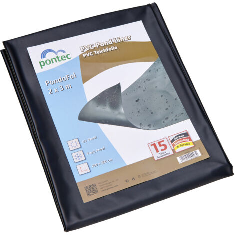 PONTEC SCHWARZE POOLABDECKUNG PR-PACK 0,5 MM 2 X 3 M 90003