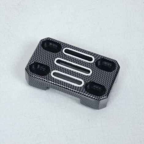 Pontet de guidon supérieur universel carbone Tun'R pour moto