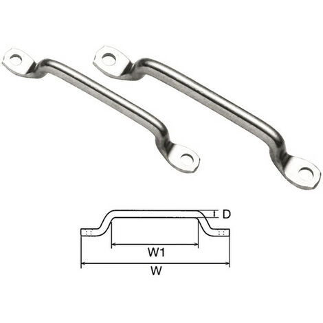 Pontet inox sangle - ORANGEMARINE - 5 mm