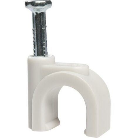 Pontet rigide gris Dhome - Diam. 12 mm - Par 20
