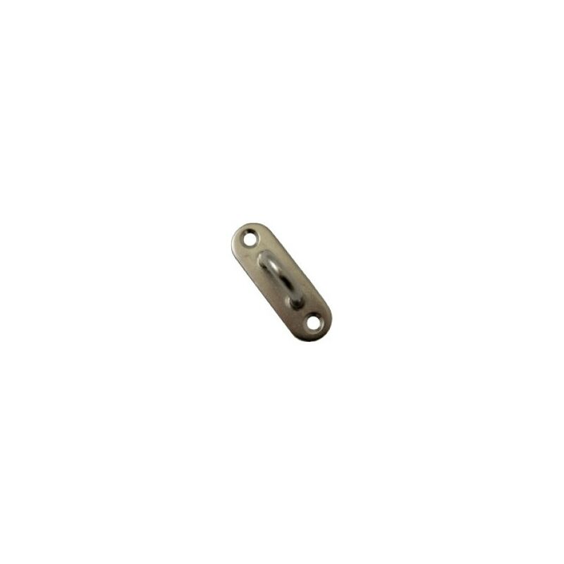 Websilor - Pontet sur platine ovale inox - Diamètre : 6mm