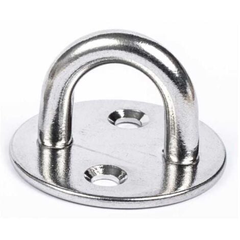 Pontet sur platine ronde inox A2 | 6x40