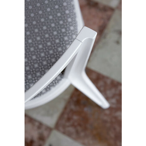 Ponti 940  Bianco sedia in legno di faggio originale BBB Italia seduta legno e imbottita colorata naturale interno  Giò Ponti design cucina sala da pranzo hotel bar ristorante made in Italy