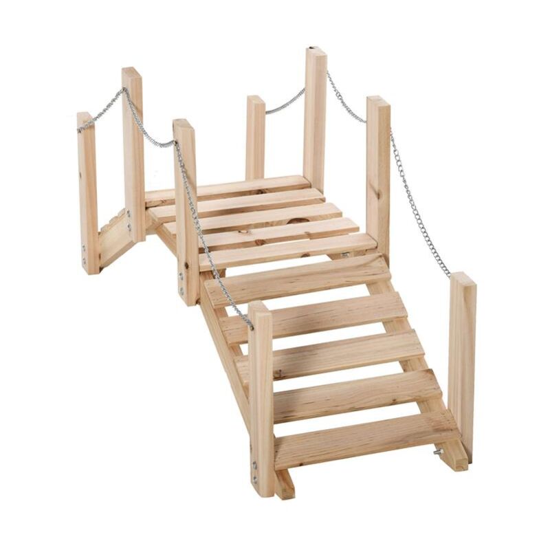 Ponticello da Giardino in Legno Passerella Ad Arco...