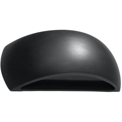 PONTIUS black ceramic wall lamp