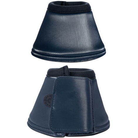 Pony, Blu scuro: Paraglomi in similpelle modello Shiny con chiusura a strappo