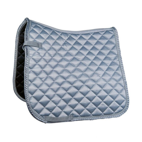 Pony dressage, Bleu gris 9583: Chapeau de selle rectangulaire ou de dressage modèle Monaco Noble