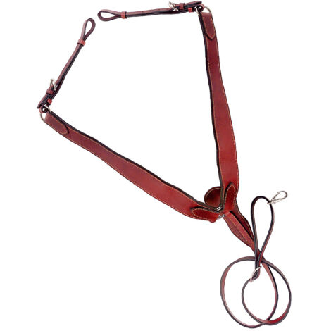 Pony, Nero: Plastron occidental en cuir lisse