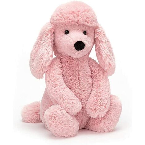 main image of "Poodle Plush Toy, 16" Stuffed Animal Throw Plushie Pillow Doll, Soft Pink Fluffy Puppy Dog Hugging Cushion - Present for Every Age & Occasion"