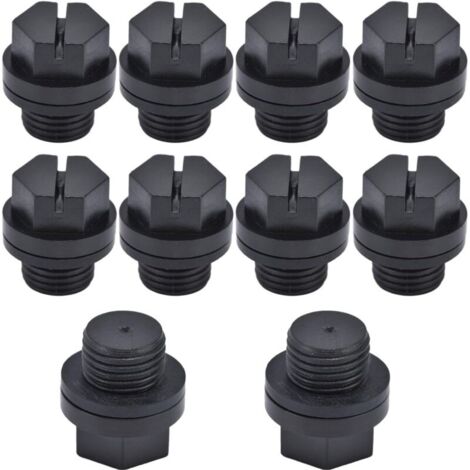 Pool-Ablaufstopfen, 10 Stück. Ablaufstopfen, fein verarbeitet, einfache Bedienung, aus Gummi, kleines Volumen 1/4 Zoll. Poolstopfen.