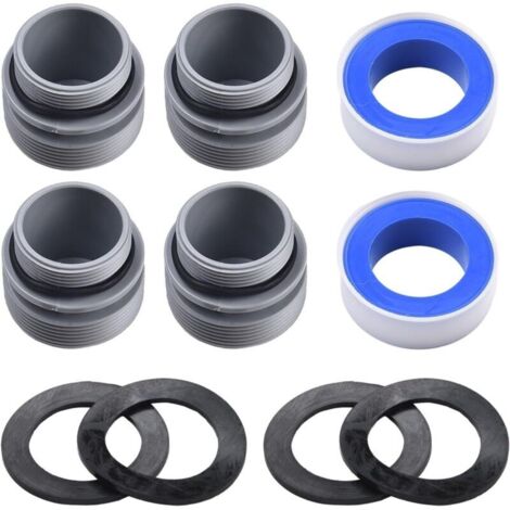 Pool adapter conversion kit, connects a 40mm hose to 3.8cm filters, easy installation