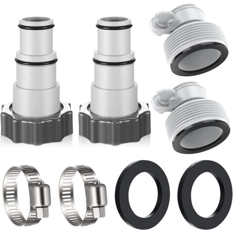 Pool-Bodenreiniger, Pool-Staubsauger, Schwimmbad, Pool-Staubsauger, 32 bis 38, Intex-Pool-Adapter, Pool-Schlauch-Adapter-Set, Pool-Zubehör, Schlauchtülle, Pool-Pumpen-Zubehör