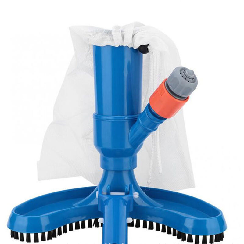 Pool cleaning tools, half-moon pool head, portable vacuum jet nozzle