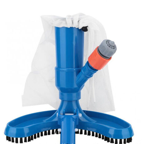 Pool cleaning tools, half-moon pool head, portable vacuum jet nozzle