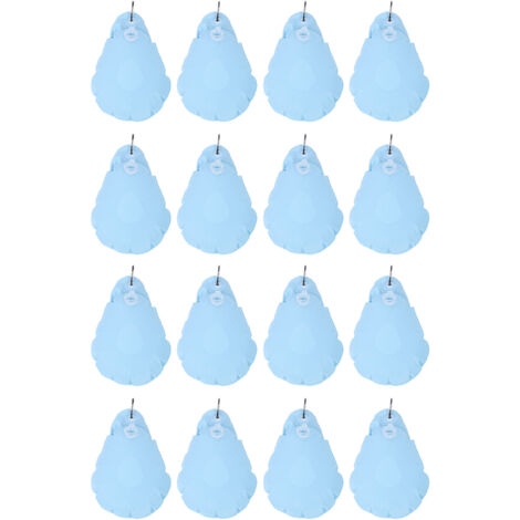 Pool Cover Weight Bags PVC Material Antifreeze Hanging Water Bag for Winter Swimming Pool Covers Light Blue 16PCS