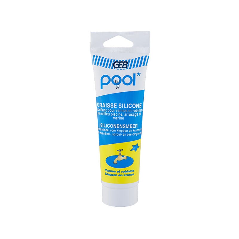 Graisse silicone piscine pool - étui tube 125ml