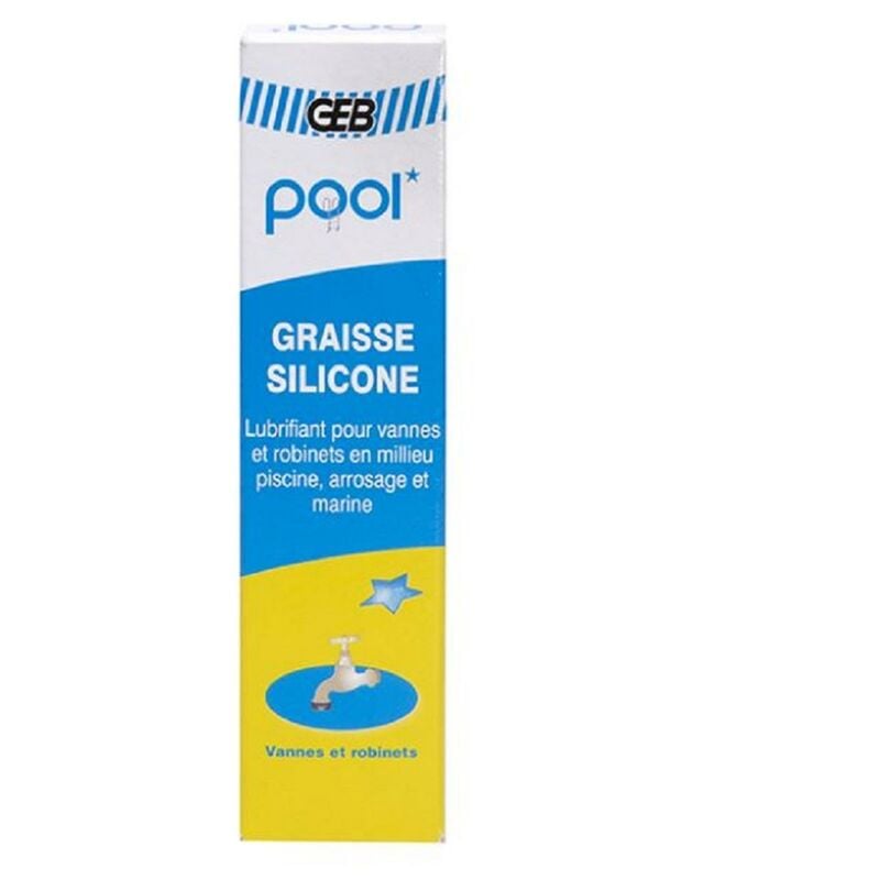 GEB - Pool graisse silicone - Pool graisse silicone - Coloris : pâte translucide - Tube de 20 grammes - Bois