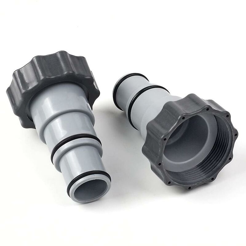 Pool Hose Adapter with Clamp for Intex Threaded Connection Pump