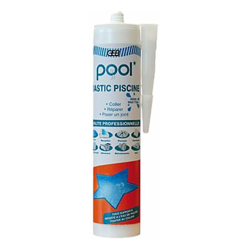 GEB - Pool Mastic Piscine Blanc Ms Polymere Neutre Piscine 590910