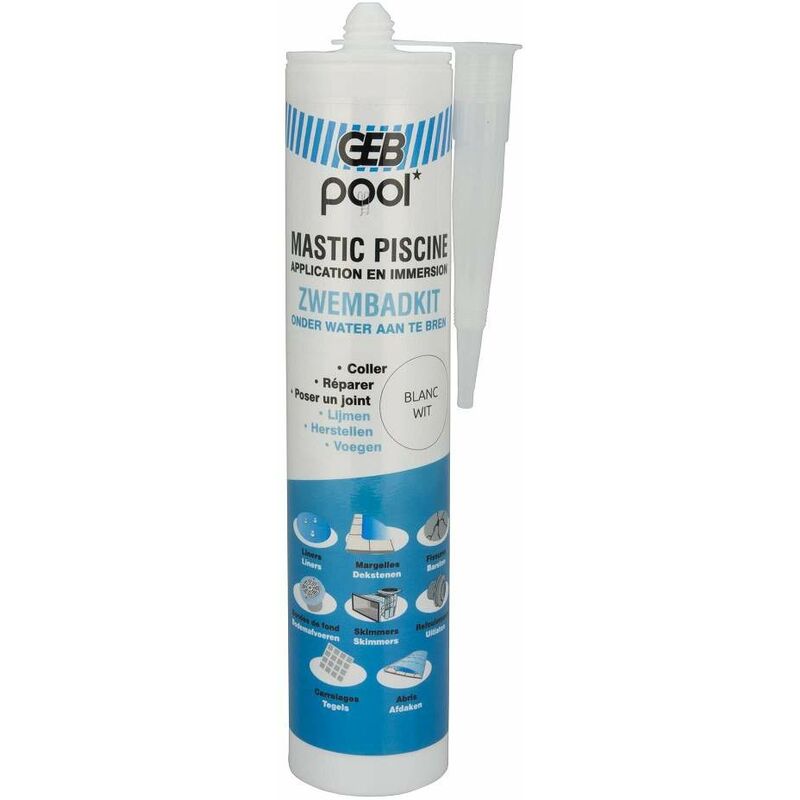 GEB - Riempimento della piscina, cartuccia da 290 ml