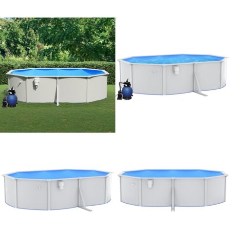 Pool mit Sandfilterpumpe 490x360x120 cm - Pool -  Pools - Home & Living