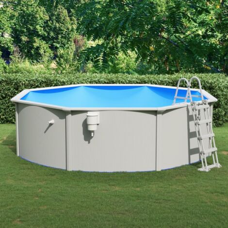 Pool mit Sicherheitsleiter 460x120 cm vidaXL
