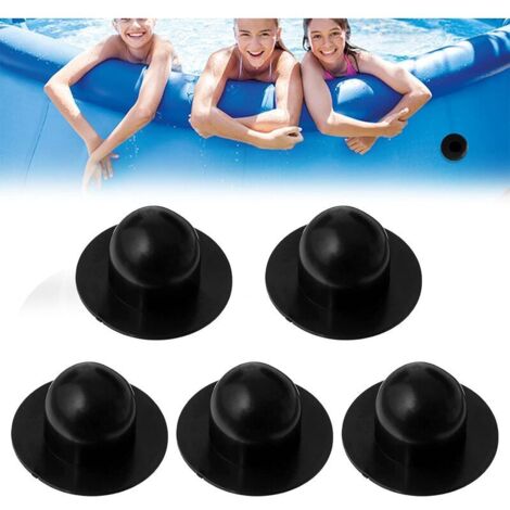 Pool Plug, Pool Strainer Hole Plug, Wall Inlet Replacement Fitting In Ground Pool Filter Pump Strainer Plug for Swimming Pools Parts (5pcs) RQF946OSFZF
