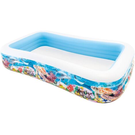 Pool Rechteckig Family 305x183cm blau - Intex