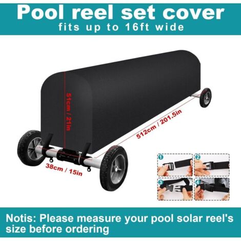 Pool-Rollenabdeckung, Poolabdeckungsschutz, 18-Fuß-Pool-Rollenabdeckung