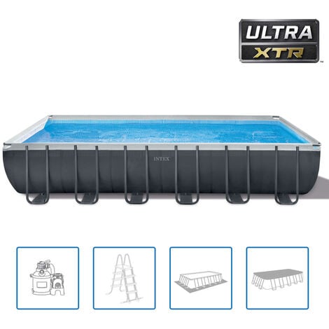 Pool-Set Ultra XTR Frame Rechteckig 732x366x132 cm INTEX