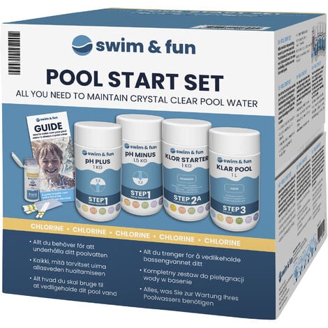 SWIM & FUN Pool Start Set Chlorine