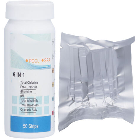 Pool Test Strips Durable Quick Portable Easy to Operate Pa Test Strips for Aquariums