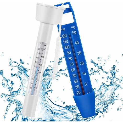 CT901 LanBlu Floating Pool Thermometer,Large Size Easy Read Pool Water Temperature  Thermometer,Pro Pond Thermometer,Floating Duck Wate