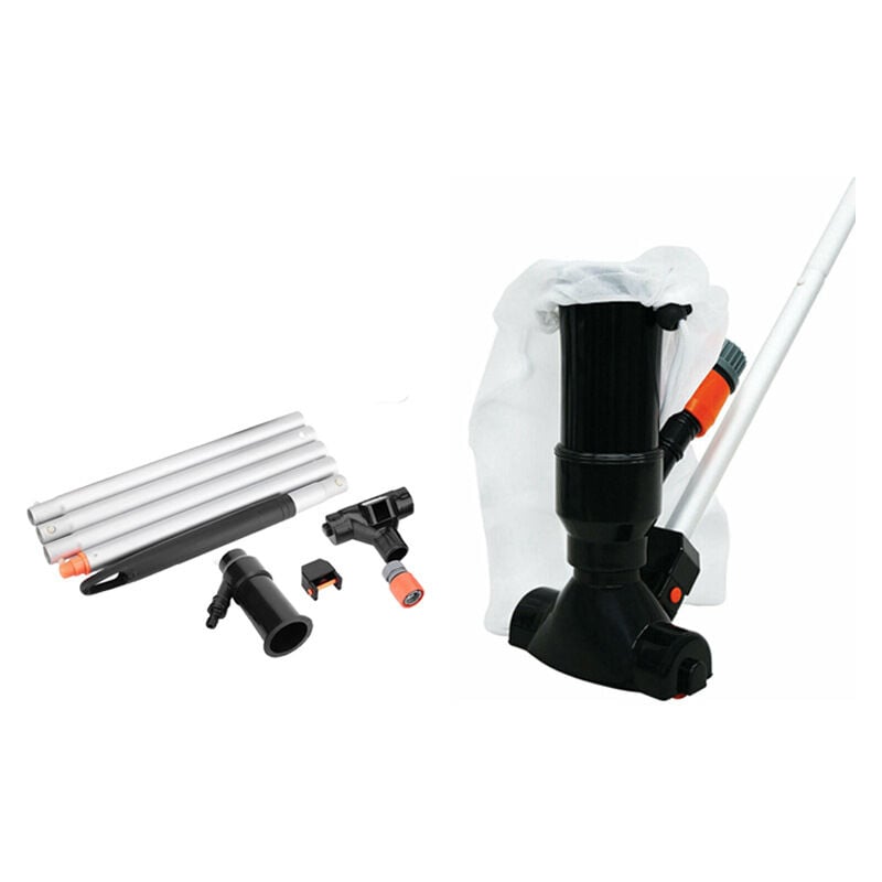 Image of ZVD - Pool Vacuum Cleaner, Pool Cleaning Kit, Pool Skimmer Set, Portable Pool Jet Vacuum Cleaner for Cleaning Swimming Pool, Garden Pond, Jacuzzi