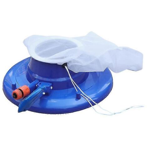 Pool Vacuum Cleaning Tool - Round Handle Mesh Bag Swimming Pool Suction Head