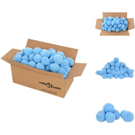 Pool- & Whirlpool-Filter - Living Pool-Filterbälle Antibakteriell Blau 700 g Polyethylen