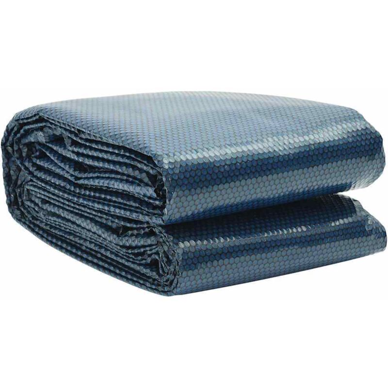 Vidaxl Treibende Pool-solarplane Pe 400x200 Cm Schwarz Und Blau