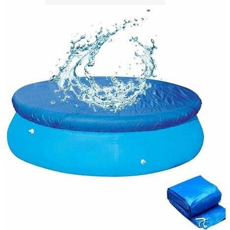 Poolabdeckung, runde Anti-Regen-Abdeckung für Aufstellbecken, langlebig und für alle Arten von runden Pools geeignet (Durchmesser 457 cm), 1 Stück