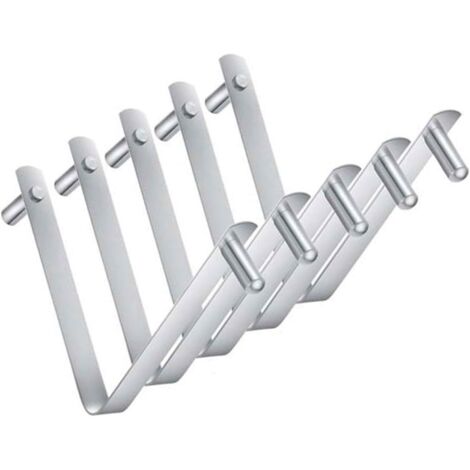 Poolbürsten-Clips 10 Stück, V-Form Edelstahl - Verbinder für Poolbürste, Laubrechen, Kescher - Zubehör für Poolreinigung