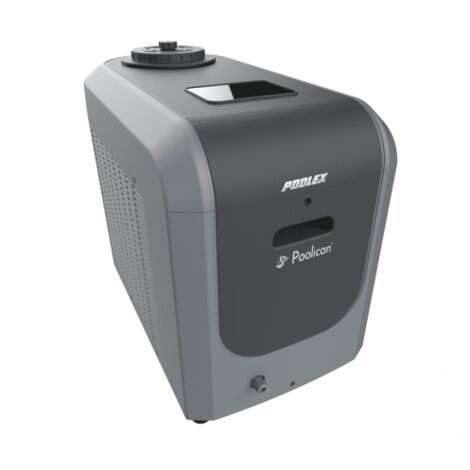Poolex – Station filtration chauffage traitement piscine – Pompe à chaleur 25 m³ – Puissance 5 kW – Débit 3,5 m³/h – Technologie Full Inverter