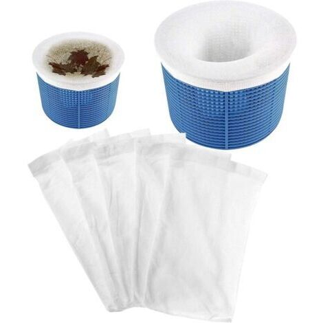 Poolfilter-Socke, Skimmer-Socken für Swimmingpools, 5 Stück Pool-Skimmer-Socken zum Auffangen von Baumblättern, für Swimmingpools und zum Schutz eines sauberen Pools.
