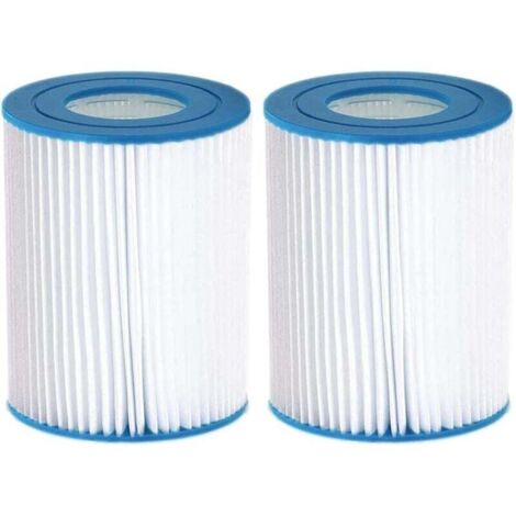 Poolfilterkartusche Typ II, Filterkartusche für Bestway 58094 Filterset, universelle Ersatzfilterkartusche für Poolpumpen. (2 Stück)