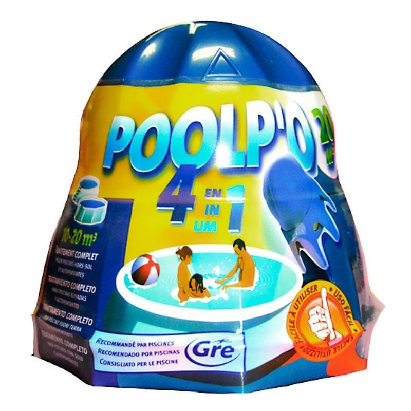 

GRÉ - Poolp'o. Tratamiento completo para piscinas elevadas hasta 20 m3
