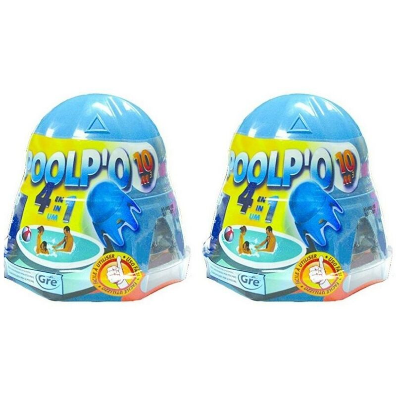 Poolp'O Action 4En1 Tratamiento Mensual De Mantenimiento De Piscinas Juego De 2 Para 20M3