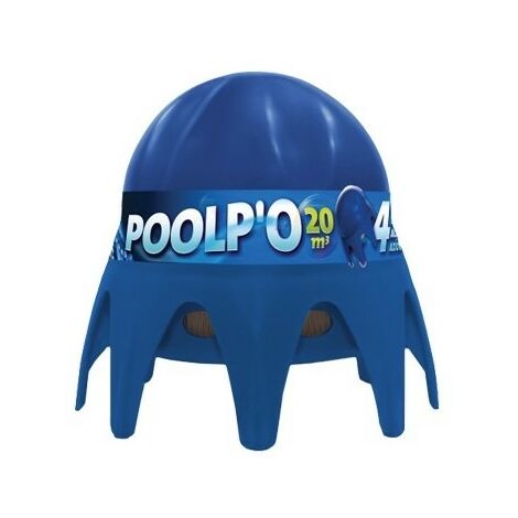 Poolp'o -Behandlung Wasserpolpo 20mc 4 Wirkungen Flocculante Antialghe Chlor 08013al GRE