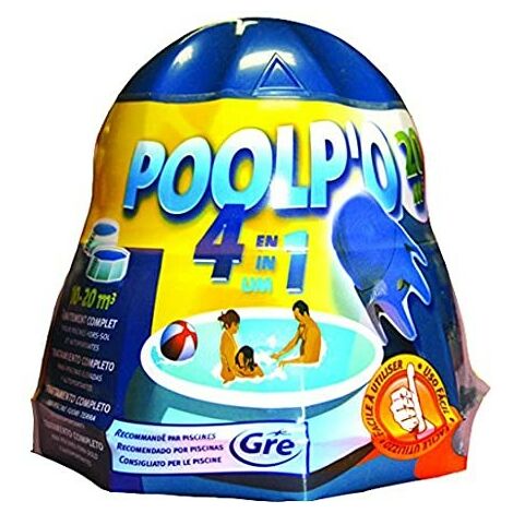 Poolp'o tratamiento 4 acciones 500 gr piscinas 10-20 m³ 08013AL