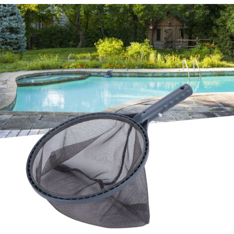 Poolskimmer mit robustem Griff – Oberflächen- und Bodenskimmer aus Kunststoff und Nylon, 39 x 22,5 cm, ideal für Whirlpools, Hot Tubs und Teiche